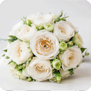 Свадебный букет "White Naomi"